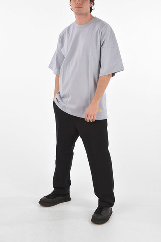 Oversized STAMP Printed Cotton T-Shirt