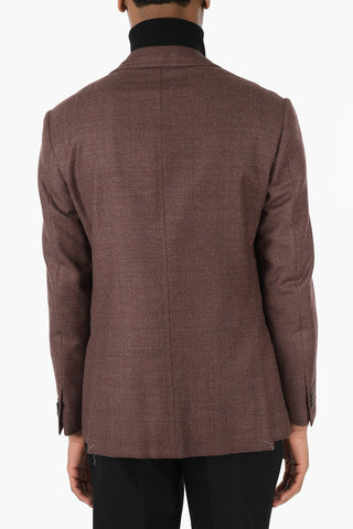2 Buttons ACADEMY SOFT Blazer with Leather Details