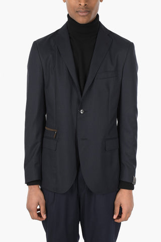 Multipocket GATE Unlined Virgin Wool Blazer