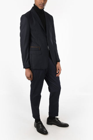 Multipocket GATE Unlined Virgin Wool Blazer