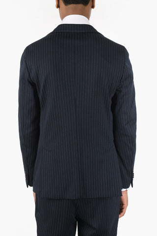 CC COLLECTION Pinstriped RESET Suit with Patch Pocket