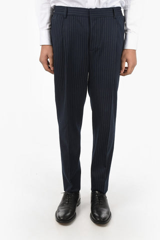 CC COLLECTION Pinstriped RESET Suit with Patch Pocket
