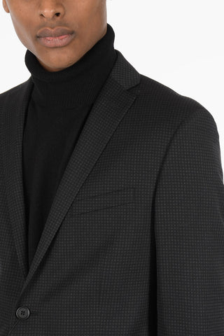 CC COLLECTION Pin Check RESET Blazer with Flap Pockets