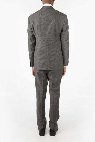 Virgin Wool Hounsthooth Single Breasted LEADER Suit