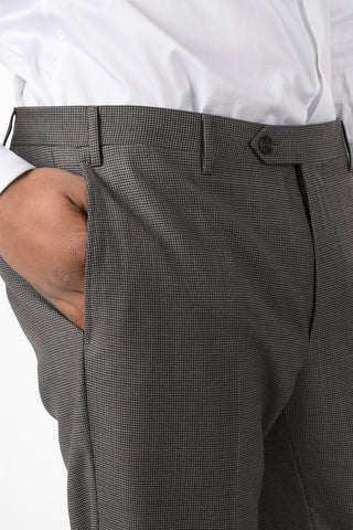 Virgin Wool Hounsthooth Single Breasted LEADER Suit