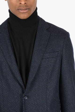 ID Unlined Wool Blend Blazer with Patch Pockets