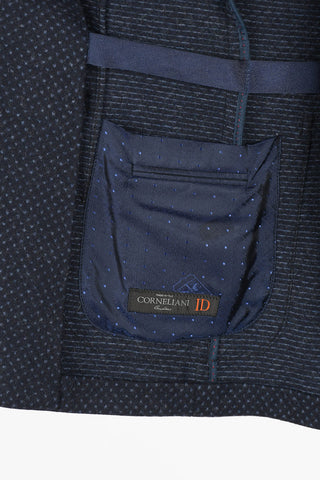 ID Unlined Wool Blend Blazer with Patch Pockets
