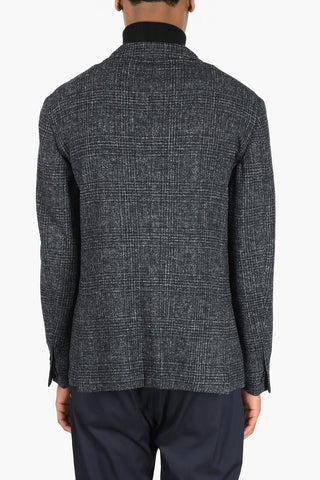 ID District Check Unlined Blazer with Patch Pockets