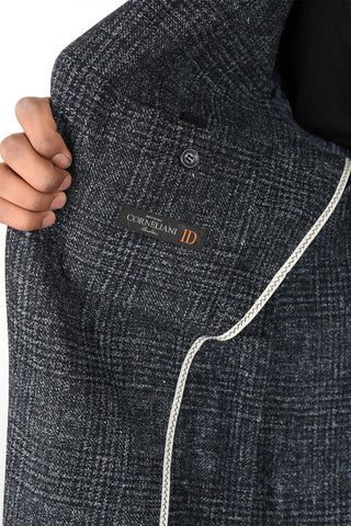 ID District Check Unlined Blazer with Patch Pockets