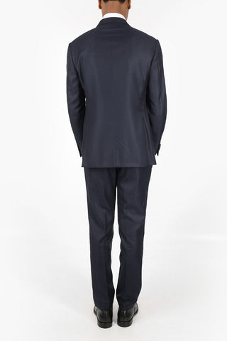 3-Piece Pin Check CERIMONIA ACADEMY Virgin Wool Suit
