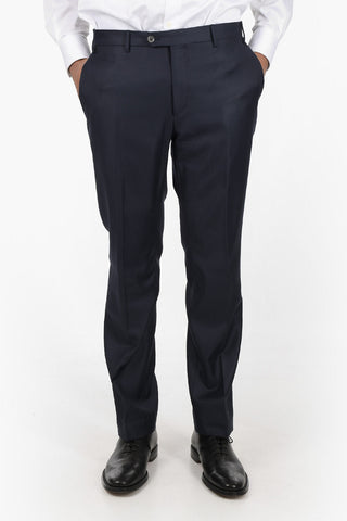 3-Piece Pin Check CERIMONIA ACADEMY Virgin Wool Suit
