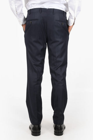 3-Piece Pin Check CERIMONIA ACADEMY Virgin Wool Suit