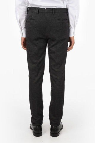 Pinstriped Suit with Patch Pocket