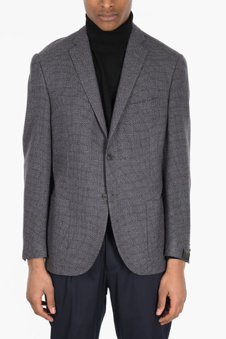Blazer ACADEMY SOFT Check in Lana Vergine