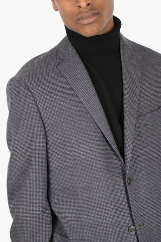 Blazer ACADEMY SOFT Check in Lana Vergine