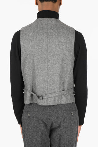 ID Double-breasted Multipocket Virgin Wool Vest