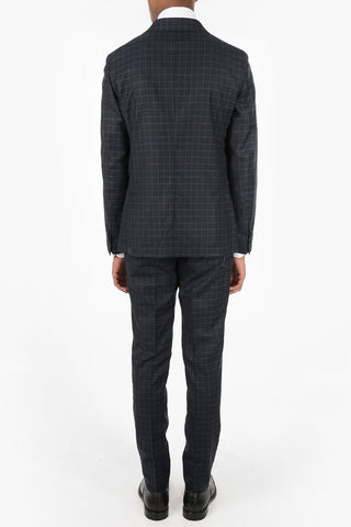 CC COLLECTION District Check REWARD Peak Lapel Suit