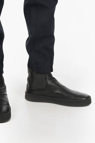 ID Cotton Cargo Pants with Ankle Elastic Bands