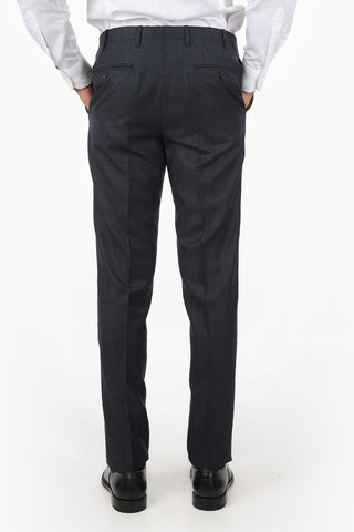 CC COLLECTION Virgin Wool Checked Single Breasted REFINED Suit