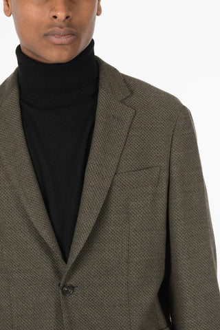 ID 2 Buttons Unlined Blazer with Patch Pockets