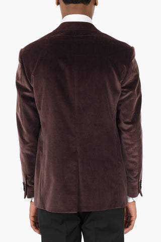 Velvet ACADEMY Blazer with Peak Lapel