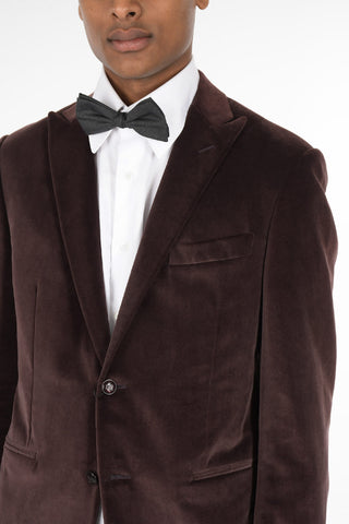 Velvet ACADEMY Blazer with Peak Lapel