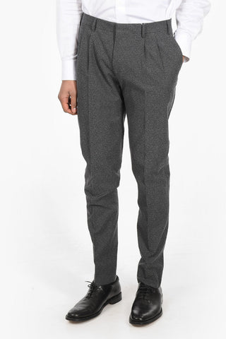 CC COLLECTION Double-pleated Barleycorn Pants