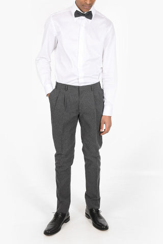 CC COLLECTION Double-pleated Barleycorn Pants