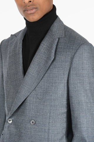Giacca Doppiopetto ACADEMY SOFT con Tasche a Toppa