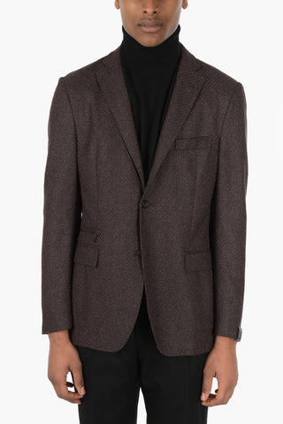 Multipocket Herringbone EASY LIGHT Blazer with Notch Lapel