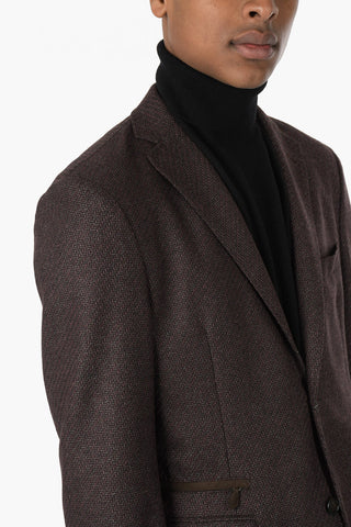 Multipocket Herringbone EASY LIGHT Blazer with Notch Lapel