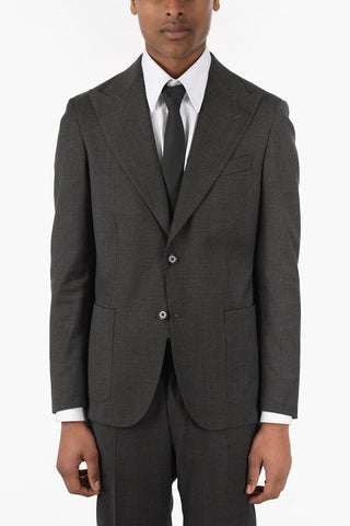 CC COLLECTION Houndstooth REWARD Peak Lapel Suit
