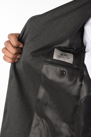 CC COLLECTION Houndstooth REWARD Peak Lapel Suit