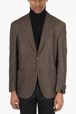 Houndstooth LEADER SOFT Cashmere Blend Blazer