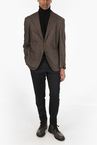 Houndstooth LEADER SOFT Cashmere Blend Blazer