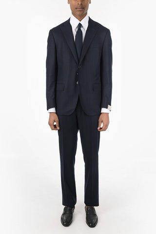 Abito Gessato ACADEMY SOFT in Lana e Cashmere
