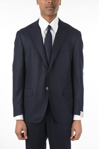 Abito Gessato ACADEMY SOFT in Lana e Cashmere
