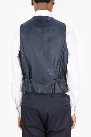 Pinstriped LEADER Virgin Wool Vest