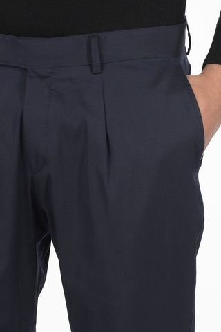 CC COLLECTION pantalone RESET a vita regolare ad orlo con risvolto