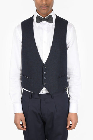 ID Wool Blend Vest with Flush Pockets