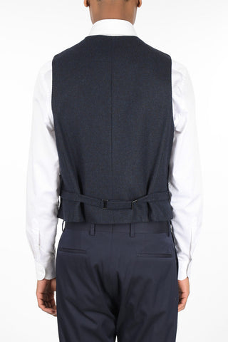 ID Wool Blend Vest with Flush Pockets