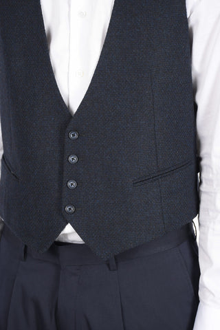 ID Wool Blend Vest with Flush Pockets