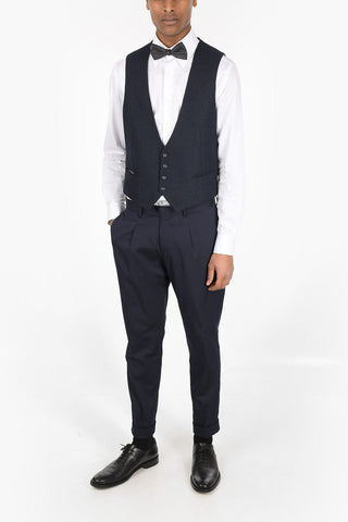 ID Wool Blend Vest with Flush Pockets