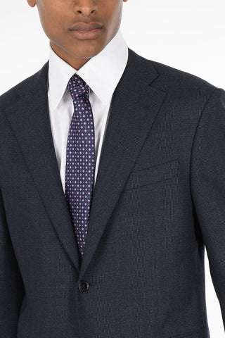 Cashmere and Virgin Wool Tartan ACADEMY Suit