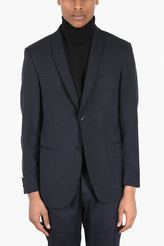 Jacquard ACADEMY Blazer with Shawl Lapel