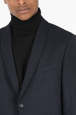 Jacquard ACADEMY Blazer with Shawl Lapel