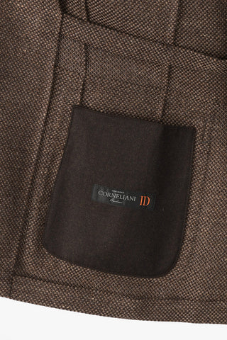 ID Unlined Hopsack Virgin Wool Blend Blazer