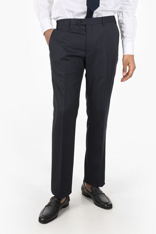 Virgin Wool Single Breasted Pinstriped LEADER Suit