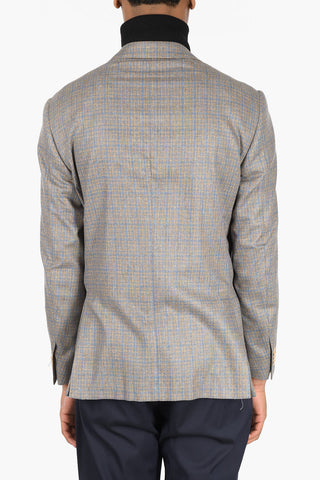 Blazer LEADER SOFT in Seta con Motivo Geometrico