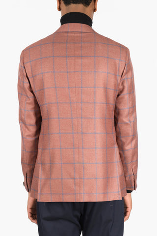 Windowpane Check SARTORIA Cashmere Blend Blazer